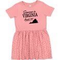 thumbnail image 3 of Inktastic Someone in Virginia Loves Me Girls Toddler Dress, 3 of 5
