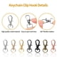 thumbnail image 3 of Cateissary Juego de 56 Uds. De cierres giratorios, ganchos a presión de Zinc, accesorios de alta resistencia, gancho colgante, joyería, llavero, Artesanía, 3 of 6