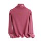thumbnail image 2 of Ropa interior térmica para mujer, camiseta básica de cuello semialto, ropa interior térmica de manga larga de terciopelo alemán grueso, pijama de poliéster para mujer, 2 of 3