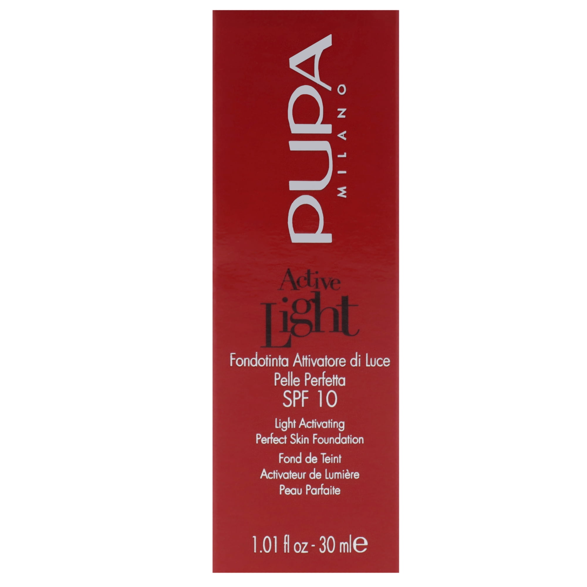 Active Light Perfect Skin Foundation SPF 10 - 003 Dark Ivory by Pupa Milano for Women - 1.01 oz Foundation