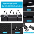 thumbnail image 2 of XIHAMA Tianle Backseat Trunk Organizer for Car, Durable Trunk Hanging Storage Bag with 4 Large Storage Pocket & 3 Adjustable Buckles Space Saving Expert (A Middium), 2 of 8