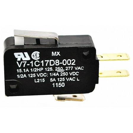 

Honeywell Prmium Mini Swch 15A SPDT Shrt Strt Levr V7-1C17D8-002