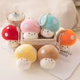 thumbnail image 2 of 10CM Cute Small Mushroom Plush Toy Creative Stuffed Pendant Doll Red Mushroom Keychain For Kids Girls Holiday Gifts, 2 of 5