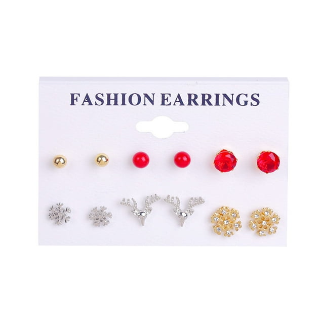 Pendientes de Navidad colgantes para mujer Navidad, pendientes de Navidad regalo para niñas
