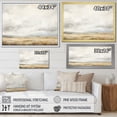 thumbnail image 4 of Designart "Neutral Toned Tempest Meadow IV" Storms Floater Framed Wall Art Living Room, 4 of 5