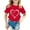 Red, variant on WOYY Toddler Girls T-Shirt Valentine's Day Short Sleeve T Shirt Graphic Tee, Sizes 1-2T