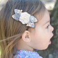 thumbnail image 3 of Juego de pinzas para el pelo con forma de flor Cherrboll, 3 piezas, accesorios florales, 3 of 7