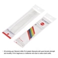 thumbnail image 4 of Unique Bargains PLA Filament Refills for 3D Printing Pen 10inch Length 40pcs Clear, 4 of 5