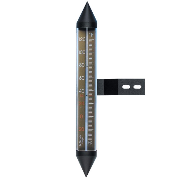 Outdoor Window Frame Thermometer Bronze