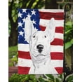 thumbnail image 3 of Bull Terrier USA American Flag Garden Flag, 3 of 3