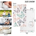 thumbnail image 2 of Spring Colored Butterflies Towels Set of 2, Super Soft Absorbent Hand Towel Cotton Bath Towels for Bathroom Hotel Kitchen Spa Gym 16 X 28 Inches Washcloths, 2 of 7