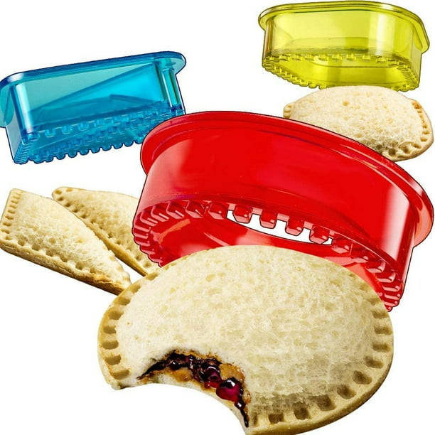 Cortador de sándwich, cortador de sándwich incrustable y sellador para hacer panqueques de galletas para niños Ideal para lonchera y caja Bento Niños y niñas Almuerzo para niños Fokelyi ZJWJ339