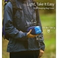 thumbnail image 5 of Litume Waterproof Bivy Sack Sleeping Bag Cover, Mummy Style, Compact Lightweight Shelter for Camping, Backpacking, Hiking, Royal Blue, 5 of 7