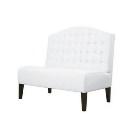 Home Meridian Banquette Bench - Tuxedo Ivory