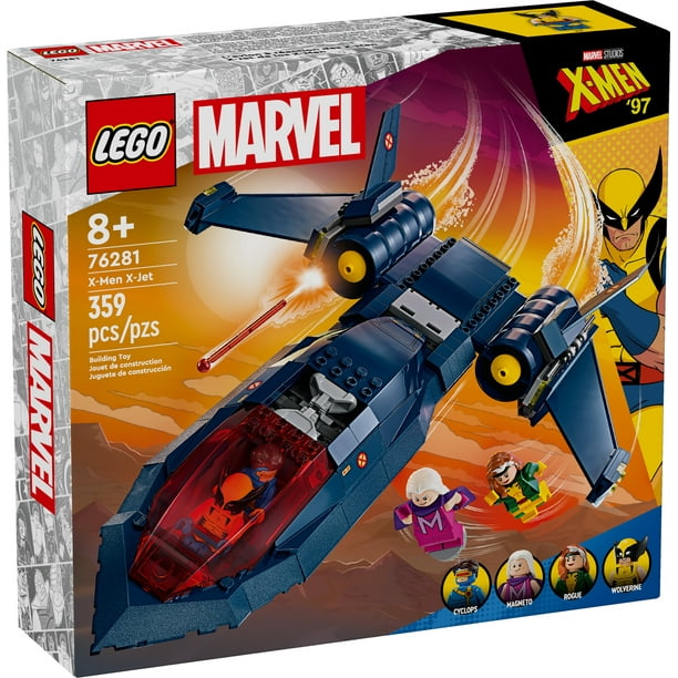 LEGO Marvel X-Men X-Jet Toy Plane for Classroom Activities