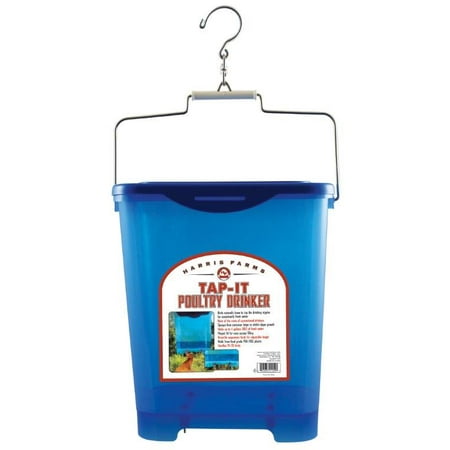 - Harris Farms Poultry Nipple Drinker Waterer for Chickens , 4 Gallon