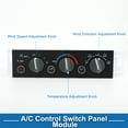 thumbnail image 4 of Unique Bargains HVAC A/C Heater Climate Control Panel for Cadillac Escalade 2000 for Chevrolet C1500 1996-1999, 4 of 6