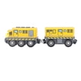 thumbnail image 1 of Battery Operated Action Locomotive Train Powerful Sound Lights Motorized Engines Trains for Kids Boys Girls Yellow Traction Train, 1 of 4