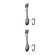 thumbnail image 2 of Yuarrent Cuchillo Spork de acero inoxidable, cuchara, llavero, fruta, comida, vajilla, utensilios de cocina, cubiertos, Camping al aire libre, Type1 NO1, 2 of 6