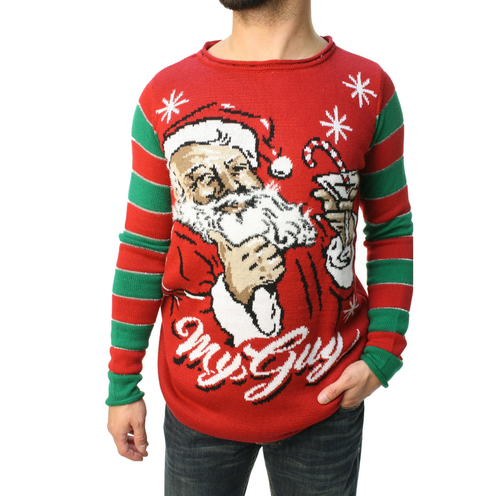 Ugly Christmas Sweater - Ugly Christmas Sweater Teen Boy's Santa's ...