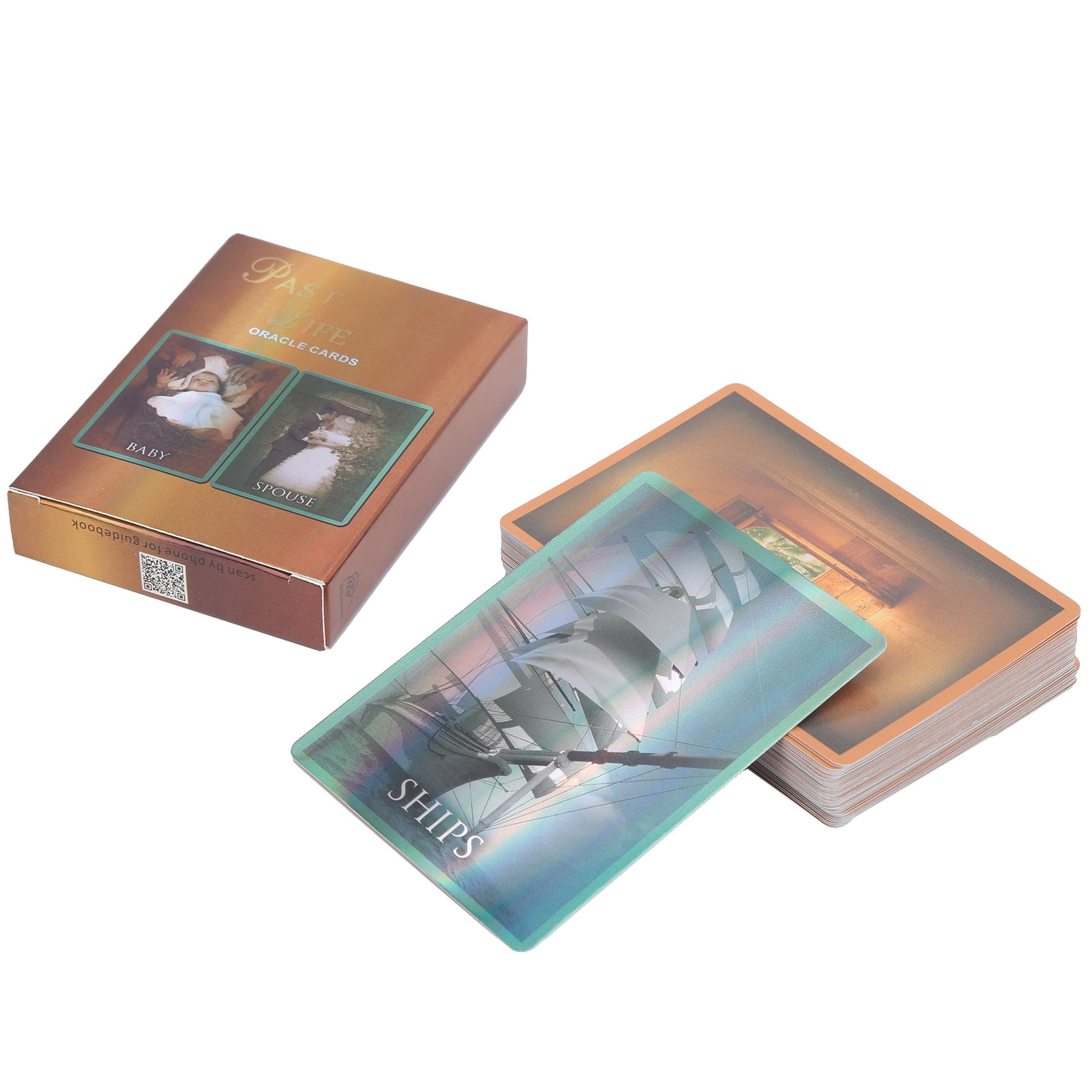 Tarot Deck,Tarot Cards Deck Hologram Fate Divination Card Board Game Precision Engineered
