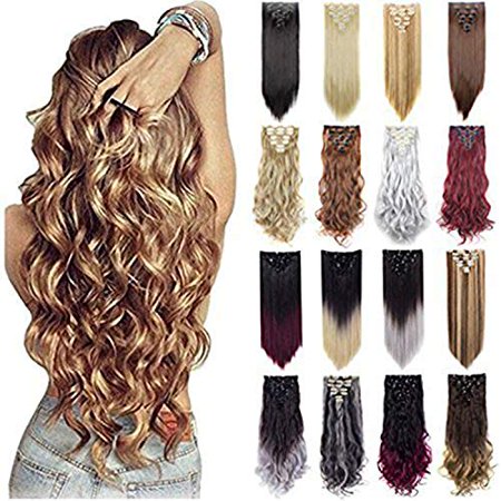 Grade 7a 160g 23 24 Inch Real Thick Double Weft Clip In Hair