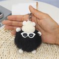 thumbnail image 3 of Cute Keychain Soft Woolen Weaving Keychain For Women Car Backpack Purse Accessories Wrist Key Holder, 3 of 3