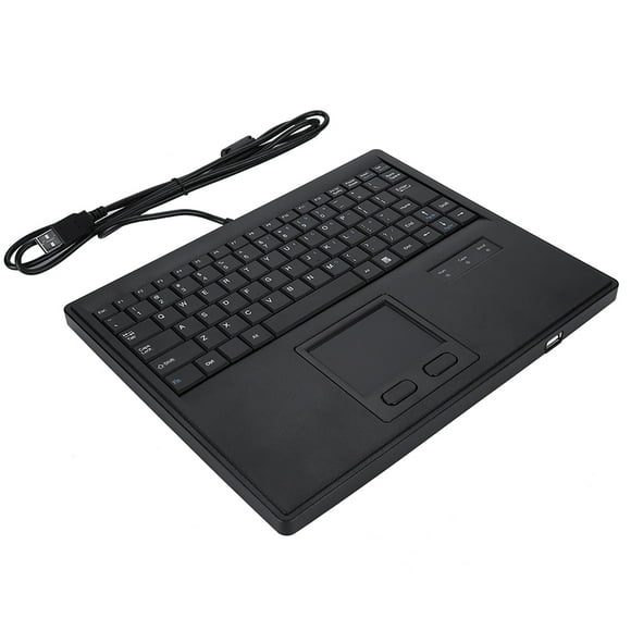 10in Wired 84keys Keyboard With Touchpad Precise, Scirrors Foot Designed Keys Keyboard, Touch Control Keyboard, For Dos, For Windows95/98/NT/ME/2000/2003/XP/Win7/Win8, For , For