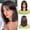 Brown Natural, variant on This short, straight bob wig features bangs, a shoulder-length cut, and a natural, realistic look. It's suitable for everyday wear, parties, cosplay, and other occasions, and is appropriate for women
