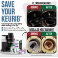 thumbnail image 2 of Compatible Descaling Solution and Cleaner Pods. Removes Limescale & Cleans Pod Area. Better Tasting & Hotter Coffee. 4 Uses of Descaler & Cleaner., 2 of 4