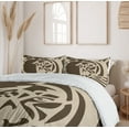 thumbnail image 6 of Ambesonne Tiger Duvet Cover Sets, Big Jungle Predator, 2-Queen, Brown Tan, 6 of 7