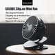 thumbnail image 2 of SOLOVE Ventilador de uso vertical o con clip Dirección del viento de 360 grados Carga tipo Abanopi Admirador, 2 of 5