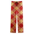 thumbnail image 5 of Xcmzpl Chrismas Pajama Pants for Men Men's Sleepwear Ugly Pajama Bottoms Elastic Waist Baggy Plaid Sleep Pants with Pocket, 5 of 10