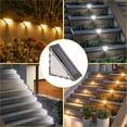 thumbnail image 7 of COM1950s Solar Step Lights Outdoor Waterproof, Solar Deck Lights Powered LED Wall Mount, Stair Lighting for Garden, Patio, Pathway and Fence, 7 of 7