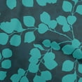 thumbnail image 1 of oneOone Georgette Viscose Teal Blue Fabric Asian Sewing Fabric By The Yard Printed Diy Clothing Sewing Supplies 42 Inch Wide, 1 of 4