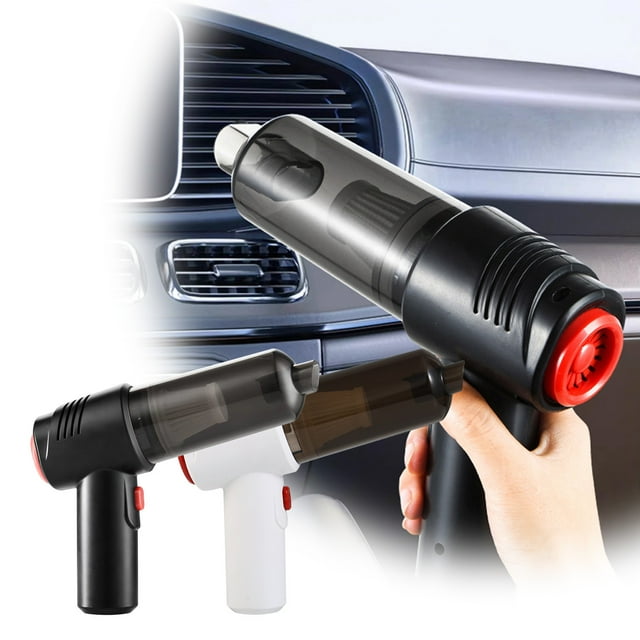 Fiudx Aspiradora de Mano, Alta Potencia de Succión de 9000 Pa, Recargable, Diseño Ligero y Portátil, Ideal para Coche, Hogar y Oficina, Carga Rápida, Batería de 2000 Mah, Tamaño: 18,8 X 15,8 X 6,6 Cm