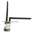 thumbnail image 1 of Wireless Internet Card, Black High Transmission Rate 300Mbps PCIE Wireless Internet Card PCB Metal Dual Band  for Computer, 1 of 7
