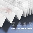 thumbnail image 4 of 2-Pack Core Mini Filter Compatible with LEVOIT Core Mini Air Purifie-r, 3-in-1 Efficiency Activated Carbon Pre-filter for LEVOIT C, 4 of 8