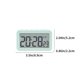 thumbnail image 3 of Reloj electrónico digital: pantalla LED, estéreo, alarma de repetición, cambio 12/24H, cuenta regresiva, pantalla 3D, verde menta, 3 of 8