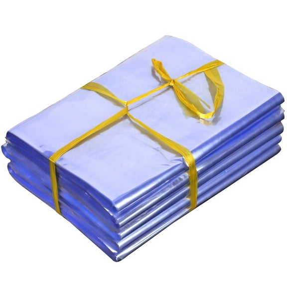 FRCOLOR Blue Plastic Shrink Wrap Bags for Wrapping Use with DustProof Function 18cm