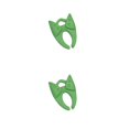 thumbnail image 4 of Toystoory Abrazadera de bobina Flexible, soporte portátil de mano para coser, utensilios de bordado con Clip, accesorios para herramientas Verde 2piezas, 4 of 6
