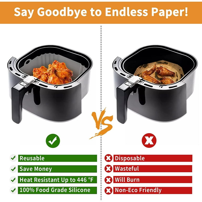 Simply Brands — Reusable Silicone Air Fryer Liners