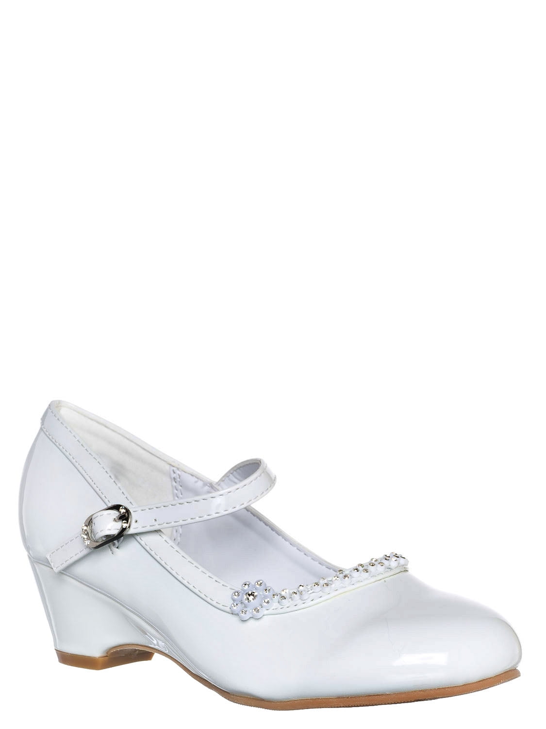 Hailey111E by Little Angel, Childrens Low Wedge Mary Jane Pump, Kids