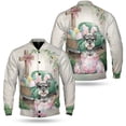 thumbnail image 3 of Easter Egg Schnauzer Bunny Ear Welcome Spring Truck All Over Print 3D Baseball Jacket Miniature Schnauzer Dog Lover Bomber Jacket Softball - 12002, 3 of 6