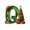 Q, variant on Christmas Decorations Indoor Outdoor Under 10$ Clearance! Christmas Letter Ornaments, 10cm Letter Q Acrylic Hanging Pendant, DIY Xmas Tree Decor with Santa Hat, Festive Alphabet Decoration for Home