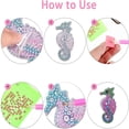 thumbnail image 3 of 1 set 5pcs 5D Diamond Painting Keychain Kit Seahorse Diamond Painting Keychains DIY Handmade Full Diamond Painting Decorative Accessories for Kids Adult Craft Projects, 3 of 7