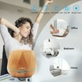 thumbnail image 5 of 550ml Essential Oil Diffuser, Daroma Upgraded Remote Control 6 In 1 Aromatherapy Ultrasonic Cool Mist Humidifier, 7 Color Changing Mood Lights & Waterless Auto-Off for Home Office Gift, Light Wood, 5 of 7