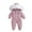 Pink, variant on GYRATEDREAM Boys and Girls One Piece Snowsuits Overalls Ski Suits Winter Waterproof Coats Jumpsuits for Baby Toddler 1T-5T