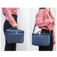 thumbnail image 4 of Portable Lunch Insulation Bag Waterproof Food Ice Pack Thermal Bags (Navy), 4 of 9