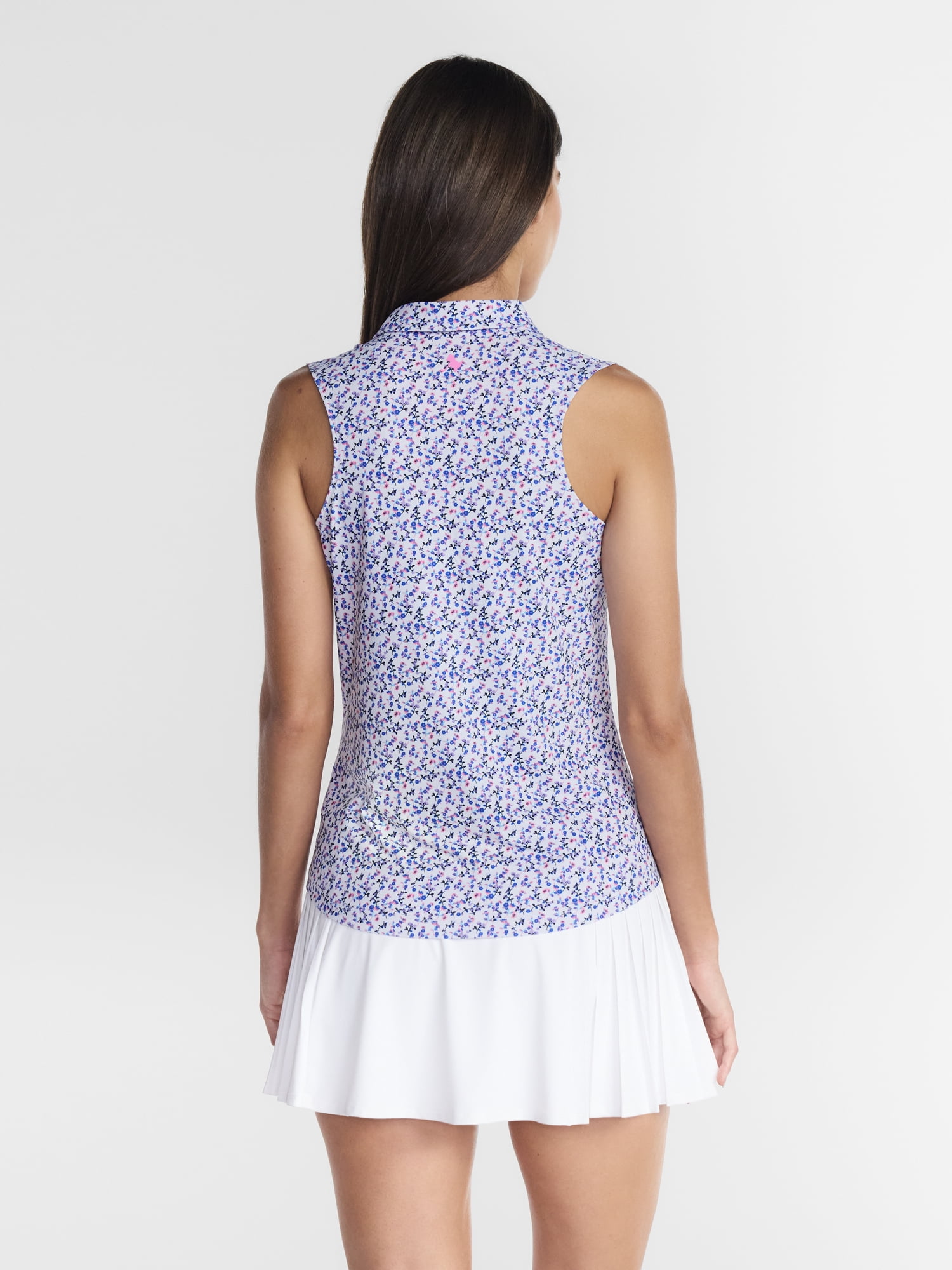 Birdie Bound Women's Gemma Sleeveless Golf Polo Shirt, Sizes XS-XXXL